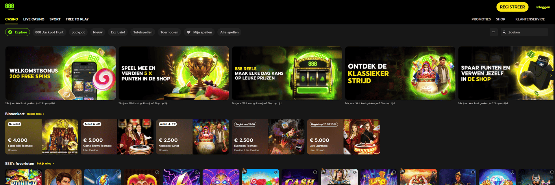 888 Casino – KSA-vergund met welkomstpakket